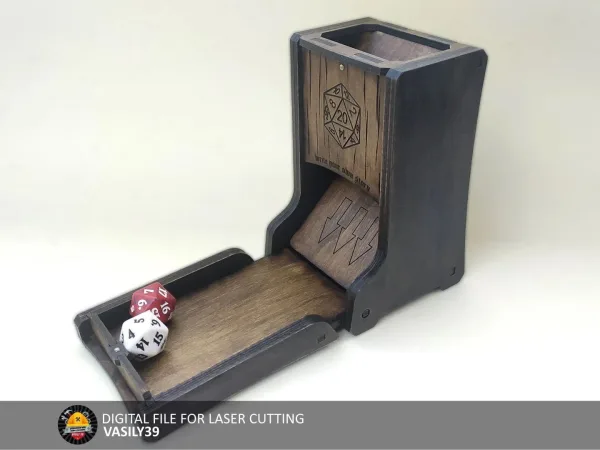 Folding dice tower 00143