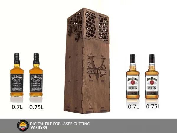Gift box for whiskey 00026